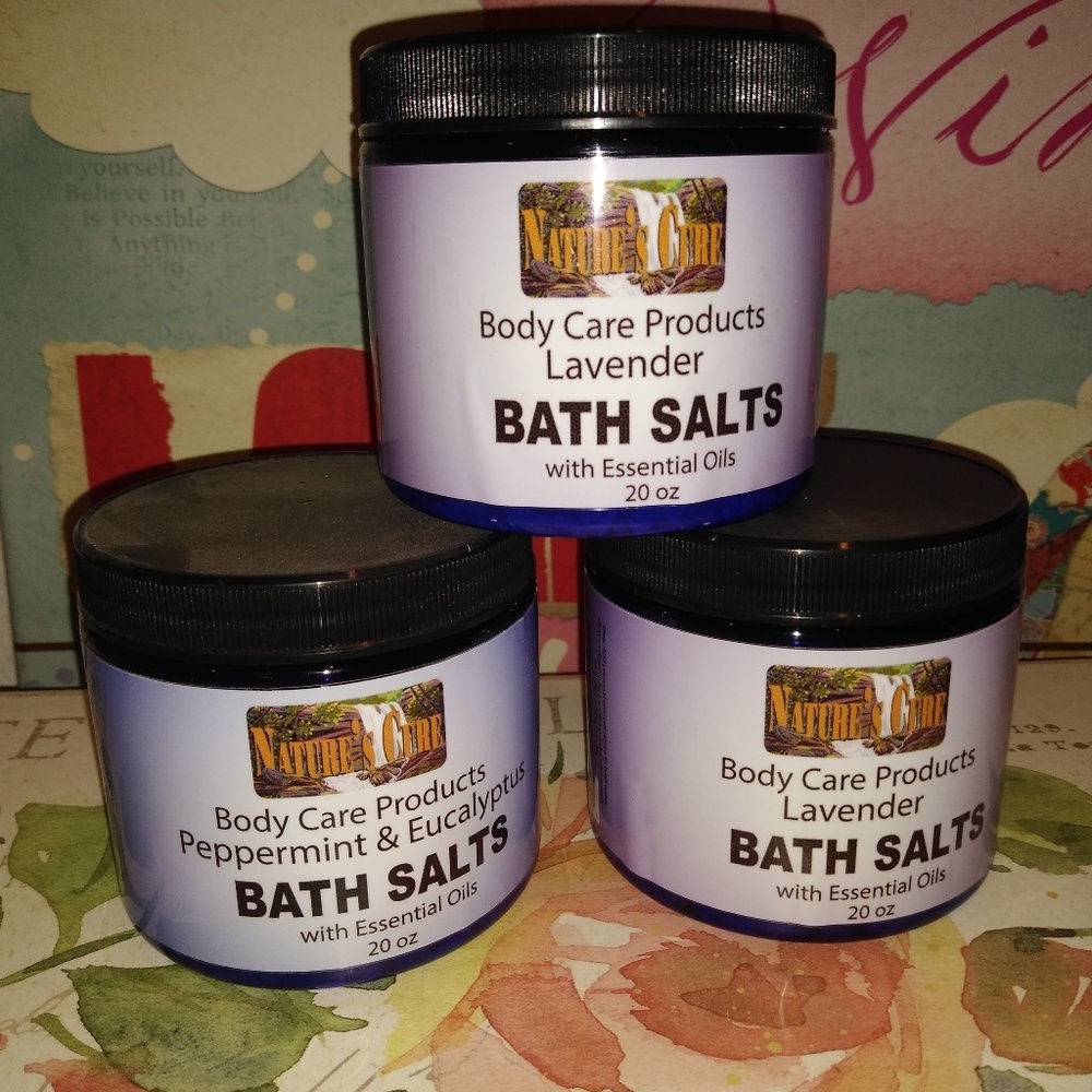 Natural bath salts